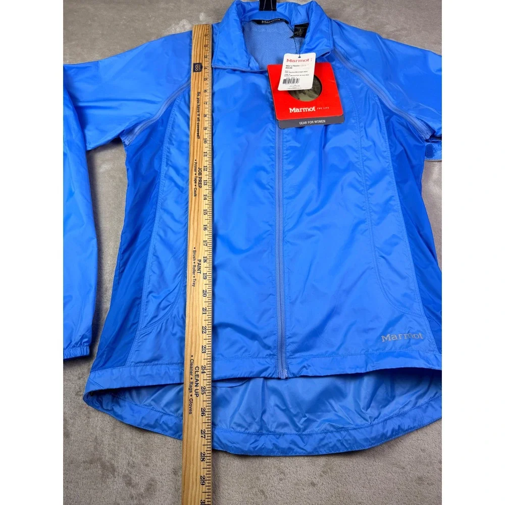 Marmot Women's Flexion Jacket‎ Size Large Blue Lightweight Windbreaker 5536